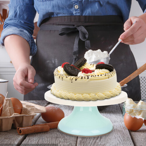 Manual Cake Turntable Gładko Obrotowy Stół Ciastowy 2