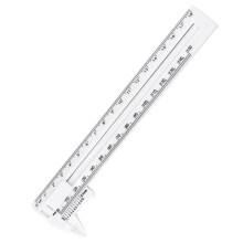 Double Scale Micrometer For Jewelry Diameter and Thickness Measurement Vernier Caliper 0-150mm and 0-180mm White