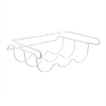 Household Refrigerator Storage Rack Stainless Steel Under Cabinet Hanging Shelf Beer Bottle Holder Kitchen Organizer
