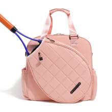 Badminton Racket Bag Tennis Racket Bag Pink Shoulder Bag Large Capacity Multifunctional Racket Carry Case