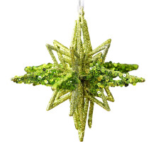 Shatterproof Snowflake Pendant Glittering-Exploding Star