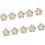 Alloy Florals Button Crafting Materials For Bags Hat DIY-silver 1