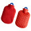 Soft Fleece Covered Hand Warming Hot Water-Red Large size 800ml 1
