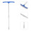 1Set Handbürste ABS Blau Pool Wand Langlebig 5