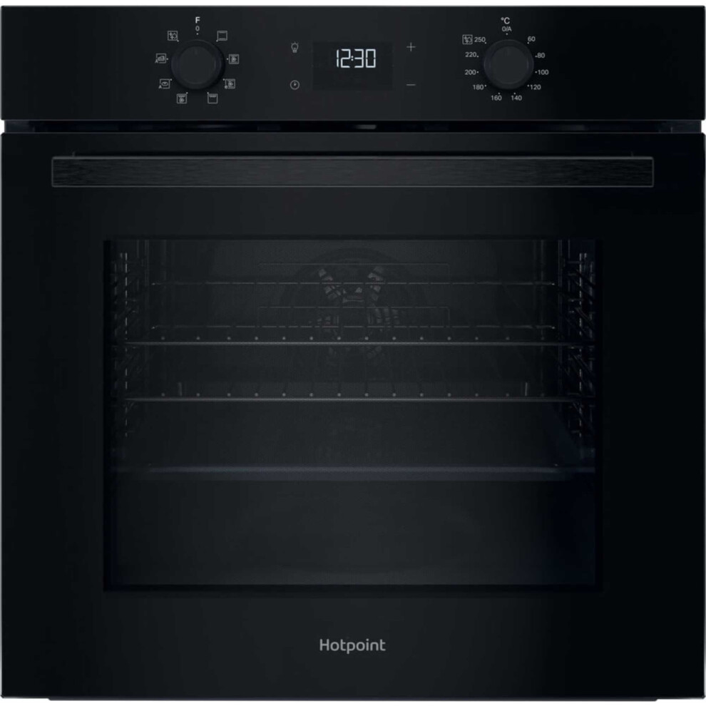 Hotpoint Class 2 Built In Electric Single Oven - A+ Rated Black