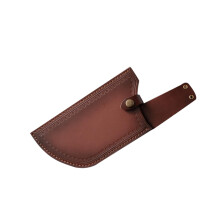 Leather Scabbard Cover Magnetic Guard For Kitchen Cutters Easy To Pack Artificial Leather Sheath