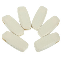 6Pcs White Pom Roller Blind Handles Durable Plastic Window Cord Pulls