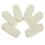 6Pcs White Pom Roller Blind Handles Durable Plastic Window Cord Pulls 1
