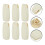 6Pcs White Pom Roller Blind Handles Durable Plastic Window Cord Pulls 6
