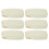 6Pcs White Pom Roller Blind Handles Durable Plastic Window Cord Pulls 4