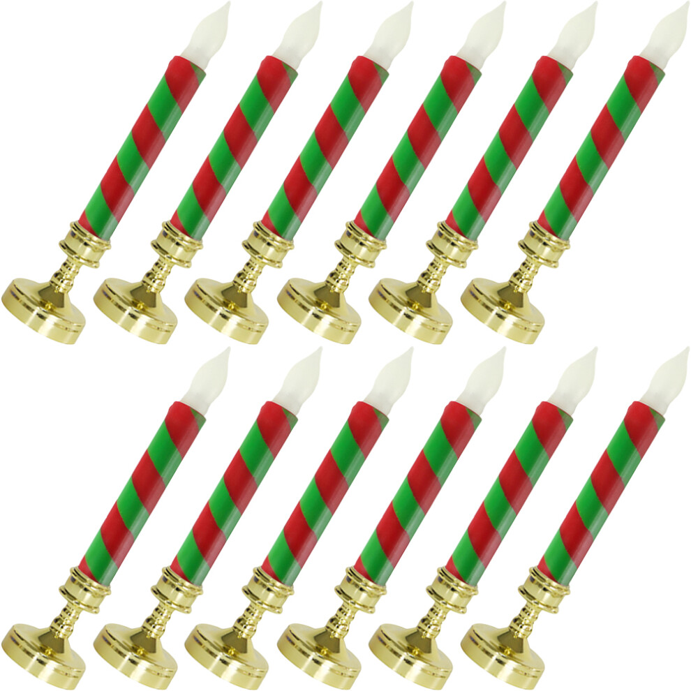 12 Sztuk ŚWięTą KolęDę ŚWiece Elektryczne Bez PłOmienia-image