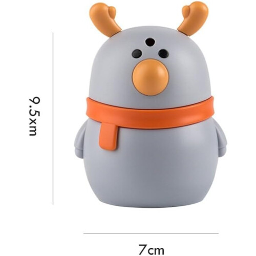 Charming Reindeer Themed Automatic Toothpick Box Gray, Easy To Clean, Regular Use 2