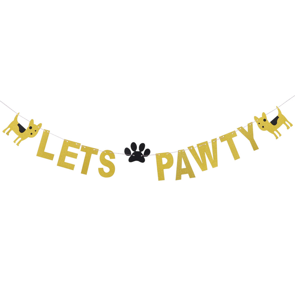 1 Sztuka Lets Pawty WstążKa Tematyczna Z ArtykułY Na Imprezę-image