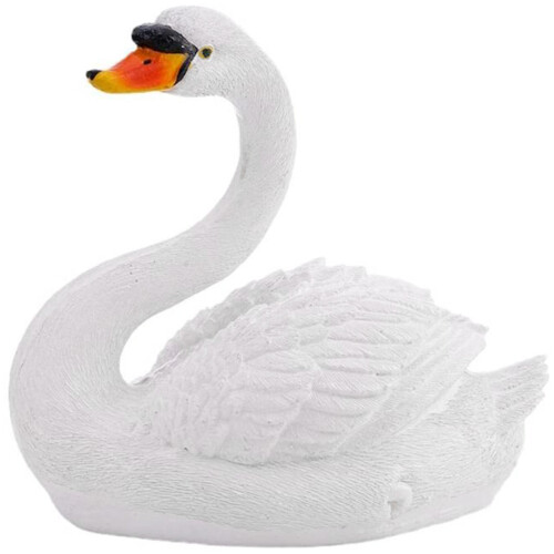 Estátua De Cisne Com , Decorativa 2