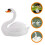 Estátua De Cisne Com , Decorativa 4