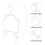 15St Plastic Hangers Huisdierkleding Duurzaam En Compact 9
