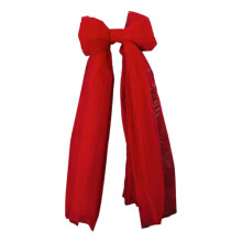 Meshes Christmas Bowknot Decoration For Tree Party-Red S