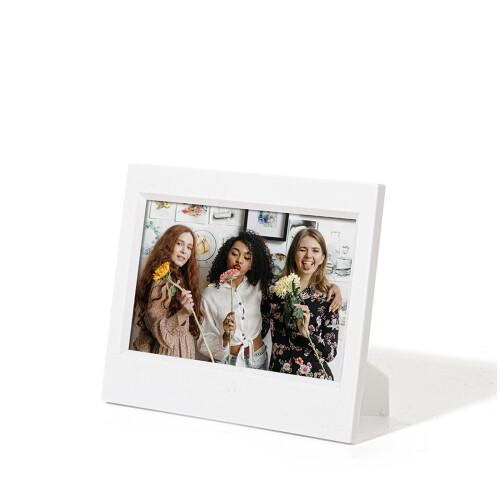 Compacts Resin Memory Frame 5Inch Display Photo-White type B