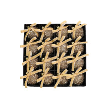 Durable Foam Bowknot Christmas Tree Hanging Decoration-Gold 6cm