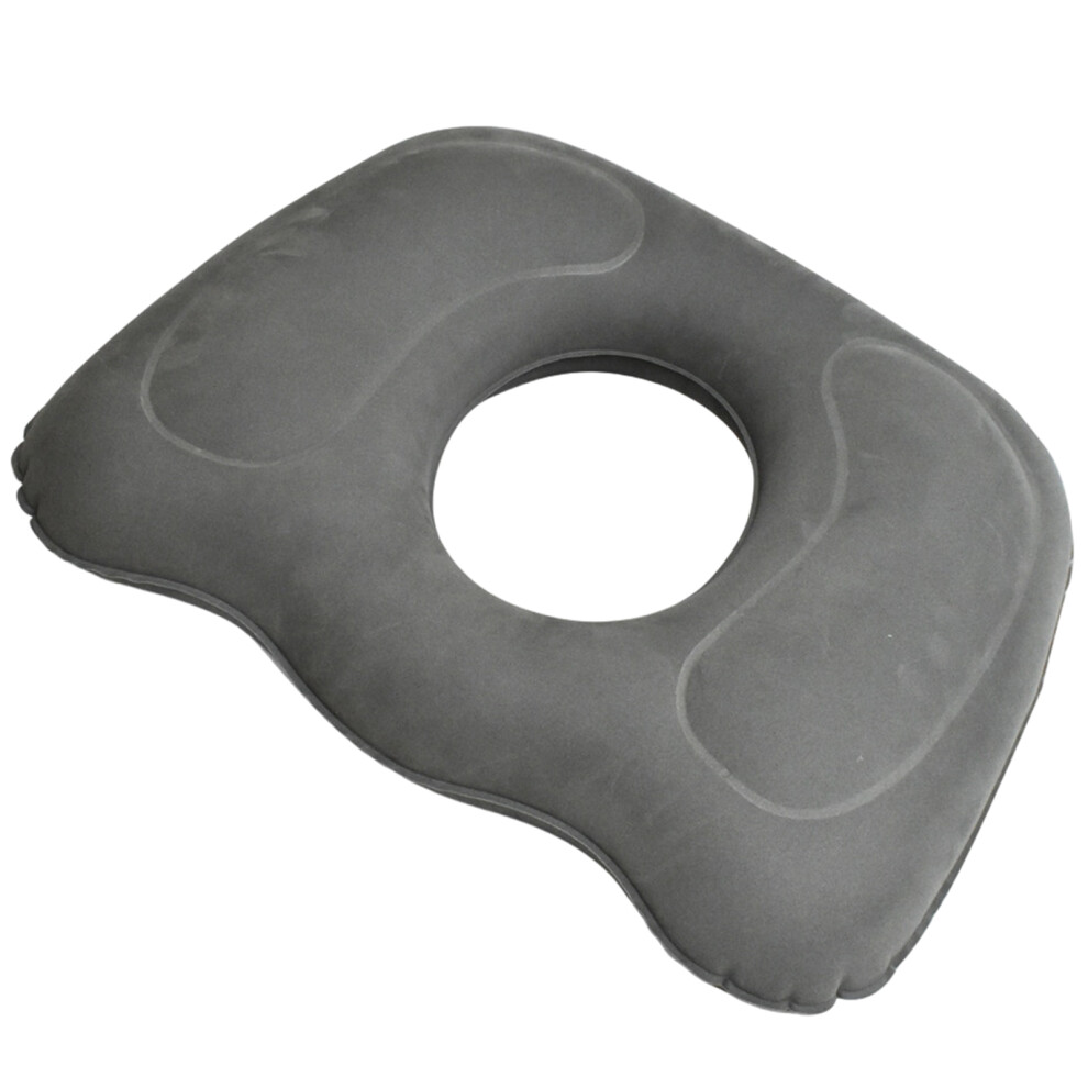 Ventilated Plushes Seat Cushion Ergonomic Designs for-grey