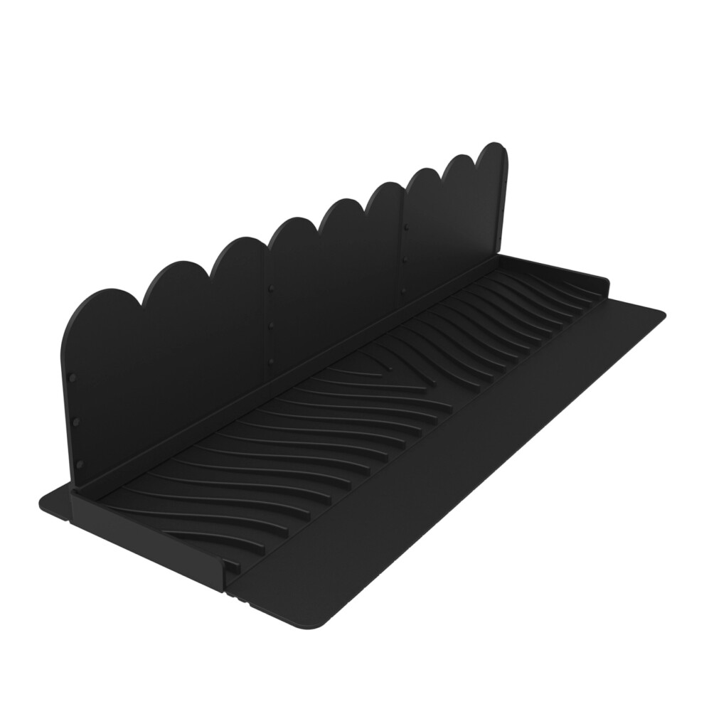 Customizable Sink Edges Splashes Silicone Water Barrier-Black 7695000190085