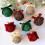 Portable Christmas Bowknot Ball Ornament User-Coffee 6cm 4