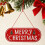 Christmas Cheer Iron Wall Hanging User Friendly-big red sign 6