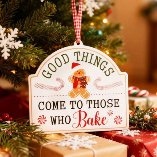 Christmas Cheer Iron Wall Hanging User Friendly-big red sign 2