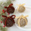 Portable Christmas Bowknot Ball Ornament User-Coffee 6cm 7