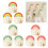 3Pcs Strong Adhesive Hooks Rainbow Colored Hooks-rainbow colors 2