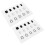 2 Pcs Carimbo Silicone Para Impressão Unhas 9
