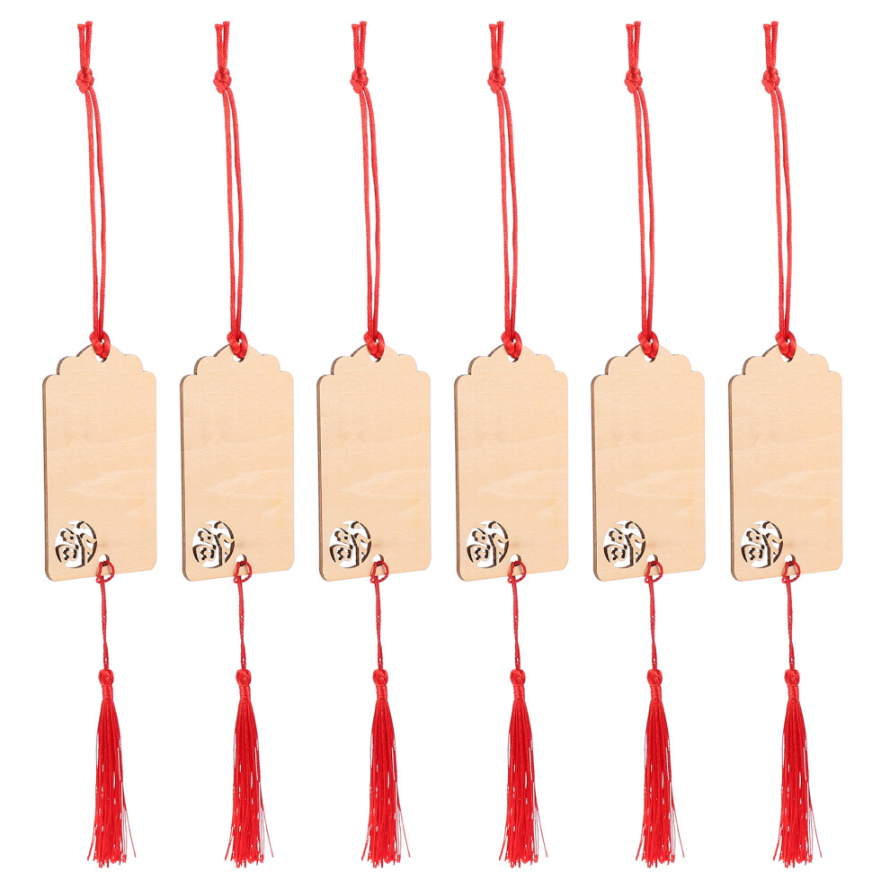 6 Sztuk Drewnianych Kart Z BłOgosłAwieńStwem Do ŚWiąTyni-image