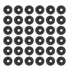 100 Unidades Colchão Silicone Acessórios Ilhós Preto