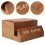 Per Vinili in Legno Color Marrone Chiaro Per Desktop 6