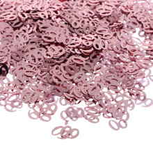 1Paquet Confettis Décoratifs Numéros Dorés Pour Invitations