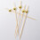 100 Unidades 12 Cm De Cocktail Com Redondas Dourados 7