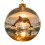 Bird Pattern Acrylic Christmas Ball Decoration Clear-dolphin 1