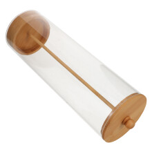 Straws Halter Spender: Organizer Mit Holzdeckel 25,5x8 Cm