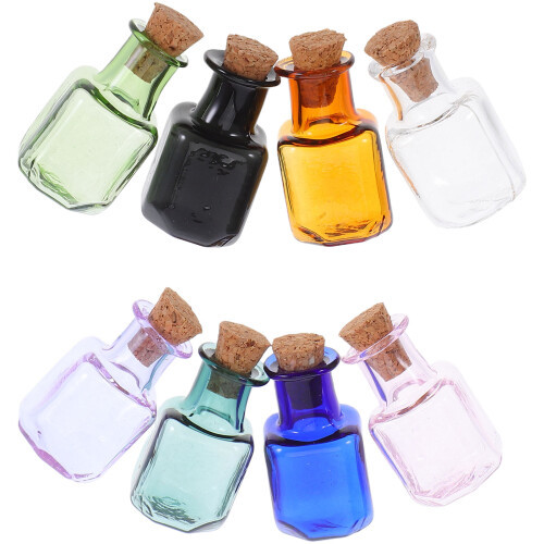 32 Mini Quadratische Glasflasche Mit Für Diy 2