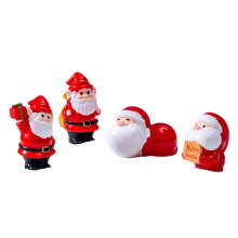 Santa Miniature Resin Statues Christmas Home Decors Tabletop