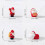 Santa Miniature Resin Statues Christmas Home Decors Tabletop 3
