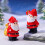 Santa Miniature Resin Statues Christmas Home Decors Tabletop 6