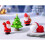 Santa Miniature Resin Statues Christmas Home Decors Tabletop 4