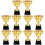 10 Unidades Troféu Plástico Para Crianças 8