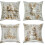 Santa Face Embroidered Cushion Cover Quick Changes Seasonal-D 7