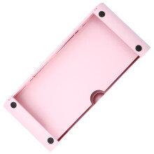 1 Suporte Para Computador Com Organizador Rosa