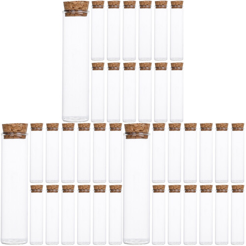 72 Glasfläschchen Mit Korkverschluss Für Laborproben 50 Ml 1
