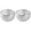 2Pcs Silver Thai Tin Bowl Small Carved Essential Oil Container for Spa 4