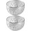 2Pcs Silver Thai Tin Bowl Small Carved Essential Oil Container for Spa 7