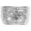 2Pcs Silver Thai Tin Bowl Small Carved Essential Oil Container for Spa 3